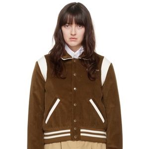 Sporty & Rich | Brown SR Sport Jacket Bomber